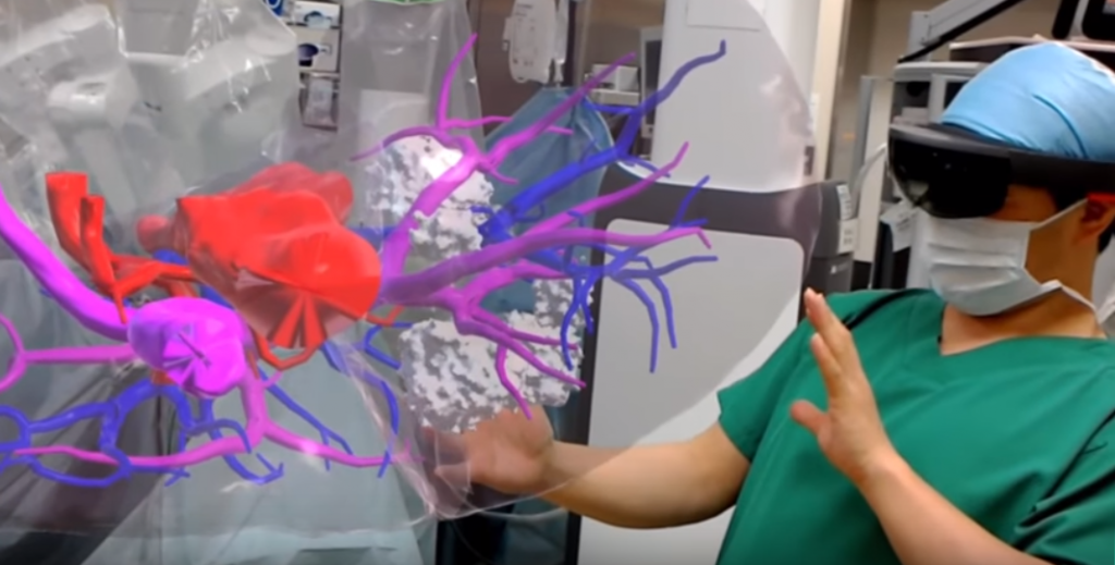 HoloLens Mixed Reality Surgery: holographic augmented mixed reality navigation (HoloEyes VR 2016)