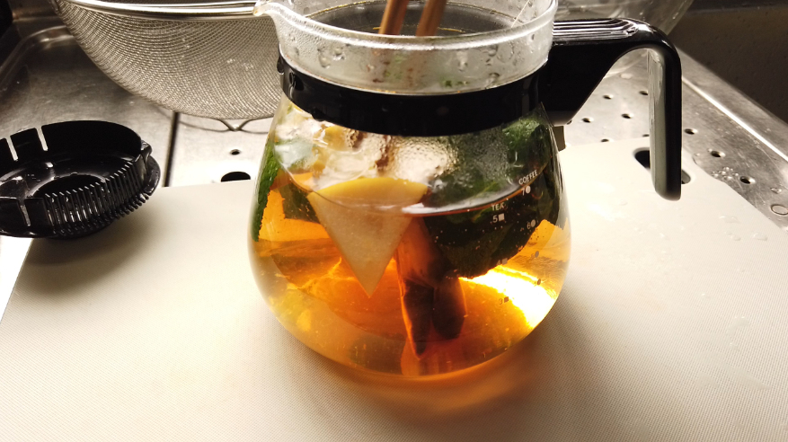 アフタヌーンティー アップルミントティーの作り方 レシピ ヌン活 ばあちゃんの料理教室 How To Make Fresh Apple Mint Tea