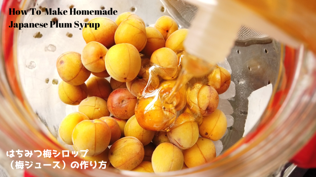 はちみつ梅シロップ（梅ジュース）の作り方・レシピ【ばあちゃんの料理教室】（2020年5月25日）／How To Make Homemade Japanese Plum Syrup