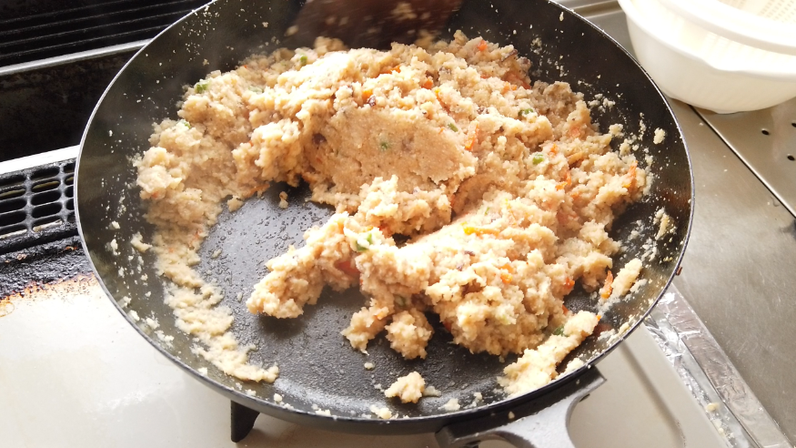 卯の花の炒り煮の作り方/おからレシピ/ばあちゃんの料理教室/Unohana(Okara) Recipe