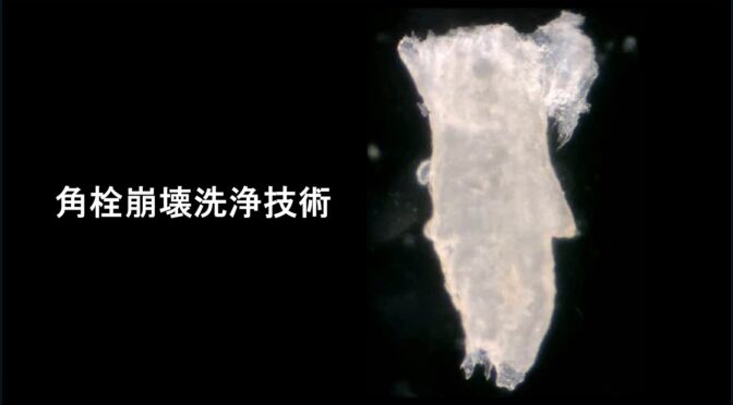 花王のトロメタミンを用いた「角栓崩壊洗浄技術」がさらに進化！ 角栓を化学的にほぐす＋ほぐれた角栓を吸着